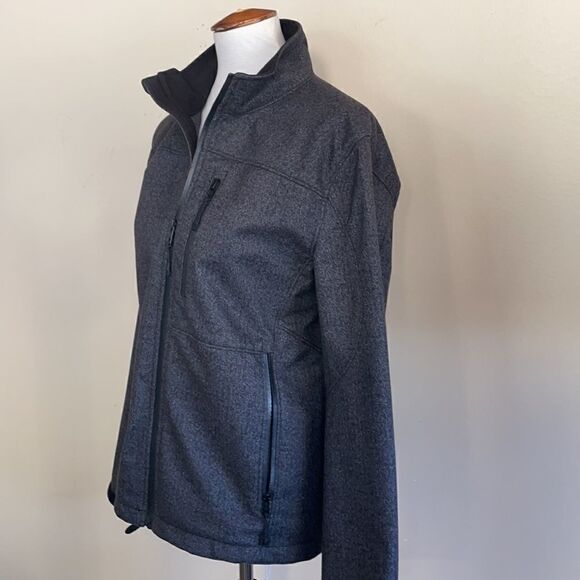 3/$20 Vince Camuto Men’s Soft Shell Lightweight Charcoal Gray Jacket (Small) - Picture 4 of 14